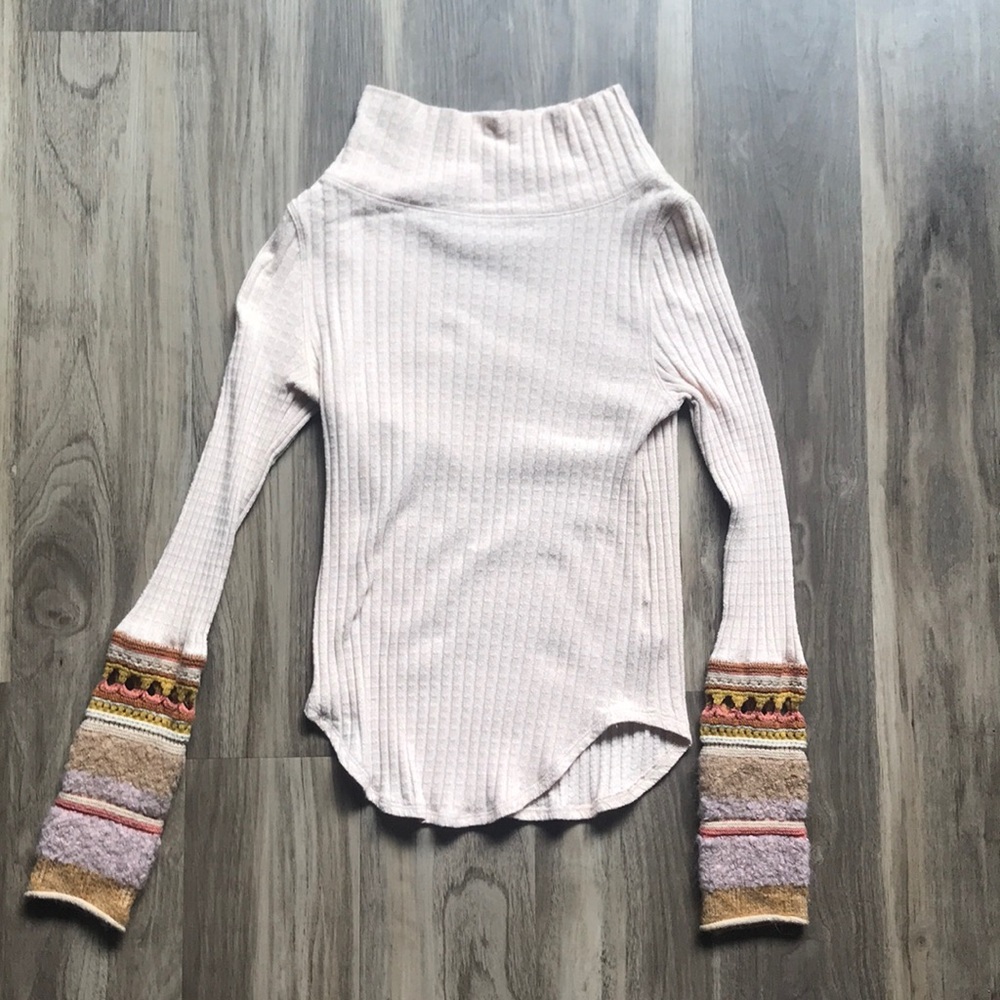 Free people Henley (long sleeve and cowl neck)